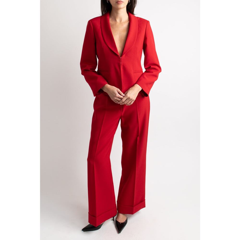 Red Vintage Suit Set
